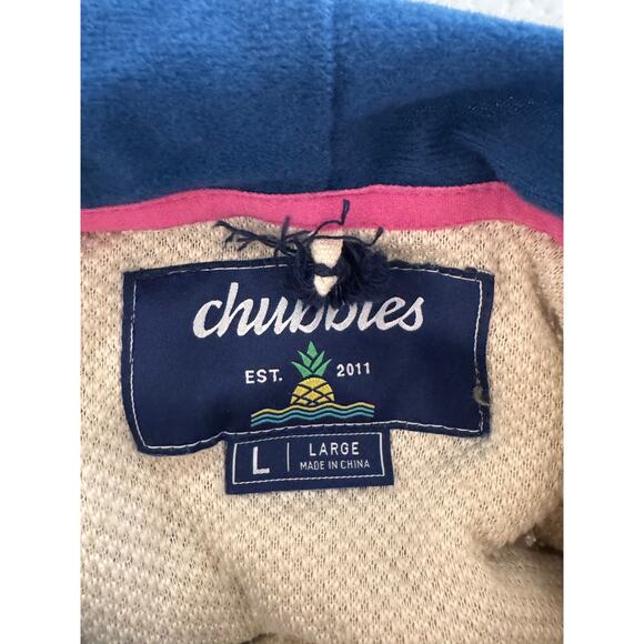 NEW CHUBBIES Men's The Snow Day Fleece Pullover Hoodie Size L - Picture 3 of 9